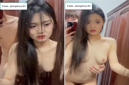 Clip sex VN cô em xinh đẹp trước gương