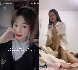 Video Tú Uyên xinh đẹp làm chuyện ấy vẫn mặc đồng phục ngọt ngào