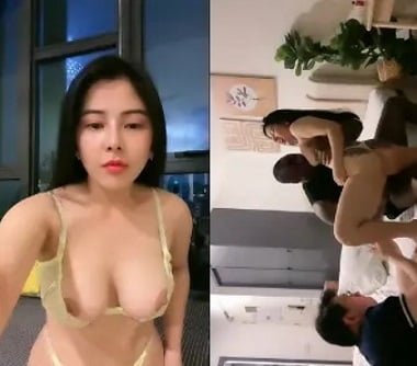 Hai anh chàng người Tây bị cô gái Hà My hút cặc cho đến khi không còn sức