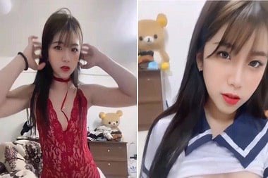 Móc bướm quyến rũ cô gái