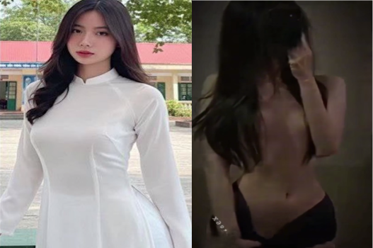 Nữ sinh dáng chuẩn khuôn mặt xinh đẹp gợi cảm siêu nóng