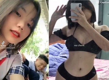 Em gái xinh đẹp show hàng trên mạng