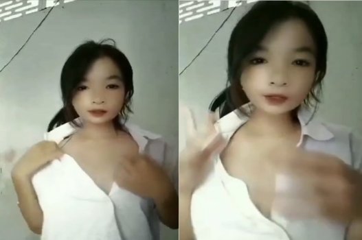 Nữ sinh sướng khi sờ nhầm cậu bạn