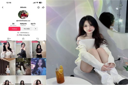 Mlinhhates TikToker đã phơi bộ clip sex khi đang 